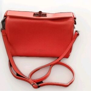 Viola Castellani Melano Italy Leather Crossbody Clutch